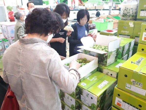 광양시, 매실 소비촉진을 위한 상생마케팅 후원금 전달식 가져